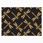 Golden-dragonfly-seamless-pattern-textile-design-wallpaper-wrapping-paper-scrapbooking Large Glasses Cloth (2 Sides) Front