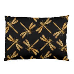 Golden-dragonfly-seamless-pattern-textile-design-wallpaper-wrapping-paper-scrapbooking Pillow Case