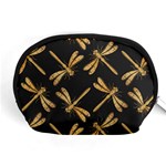 Golden-dragonfly-seamless-pattern-textile-design-wallpaper-wrapping-paper-scrapbooking Accessory Pouch (Medium) Front