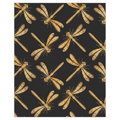 Golden-dragonfly-seamless-pattern-textile-design-wallpaper-wrapping-paper-scrapbooking Drawstring Bag (small)