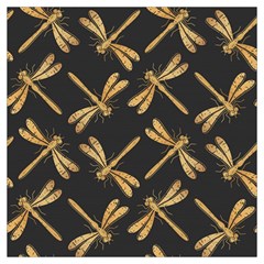 Golden-dragonfly-seamless-pattern-textile-design-wallpaper-wrapping-paper-scrapbooking Lightweight Scarf  by Jancukart