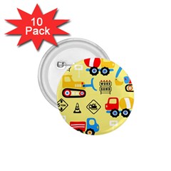 Seamless-pattern-vector-industrial-vehicle-cartoon 1 75  Buttons (10 Pack)