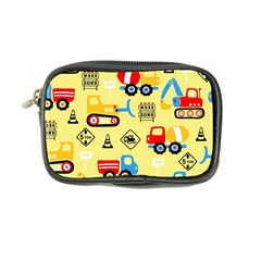 Seamless-pattern-vector-industrial-vehicle-cartoon Coin Purse by Jancukart