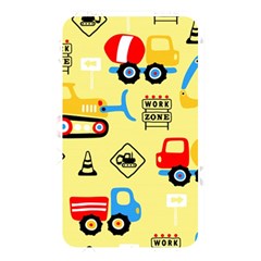 Seamless-pattern-vector-industrial-vehicle-cartoon Memory Card Reader (rectangular) by Jancukart