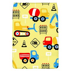 Seamless-pattern-vector-industrial-vehicle-cartoon Removable Flap Cover (l) by Jancukart