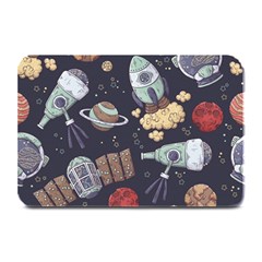 Hand-drawn-pattern-space-elements-collection Plate Mats by Jancukart