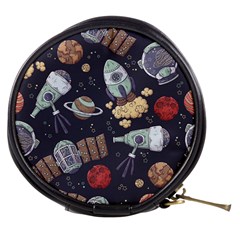 Hand-drawn-pattern-space-elements-collection Mini Makeup Bag