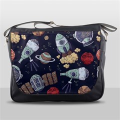 Hand-drawn-pattern-space-elements-collection Messenger Bag by Jancukart