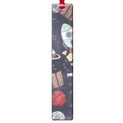 Hand-drawn-pattern-space-elements-collection Large Book Marks by Jancukart