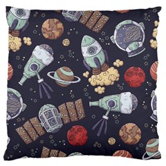 Hand-drawn-pattern-space-elements-collection Large Flano Cushion Case (one Side)