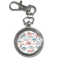 Hand-drawn-seamless-pattern-with-cute-fishes-doodle-style-pink-blue-colors Key Chain Watches