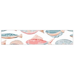 Hand-drawn-seamless-pattern-with-cute-fishes-doodle-style-pink-blue-colors Small Flano Scarf