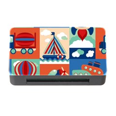 Toy-transport-cartoon-seamless-pattern-with-airplane-aerostat-sail-yacht-vector-illustration Memory Card Reader With Cf by Jancukart