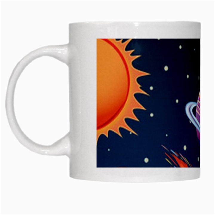 Background-template-with-bright-stars-dark-sky White Mug