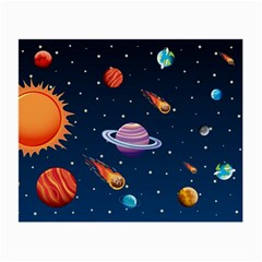 Background-template-with-bright-stars-dark-sky Small Glasses Cloth (2 Sides)