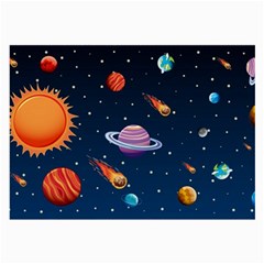 Background-template-with-bright-stars-dark-sky Large Glasses Cloth (2 Sides)