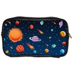 Background-template-with-bright-stars-dark-sky Toiletries Bag (Two Sides) Front