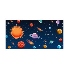 Background-template-with-bright-stars-dark-sky Yoga Headband