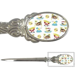 Vector-pattern-with-funny-animals-cartoon-summer-holiday-beach Letter Opener