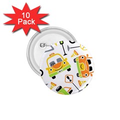 Seamless-pattern-vector-illustration-vehicles-cartoon 1 75  Buttons (10 Pack)