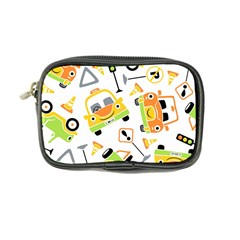 Seamless-pattern-vector-illustration-vehicles-cartoon Coin Purse