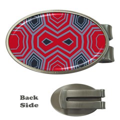 Abstract Pattern Geometric Backgrounds  Money Clips (oval)  by Eskimos