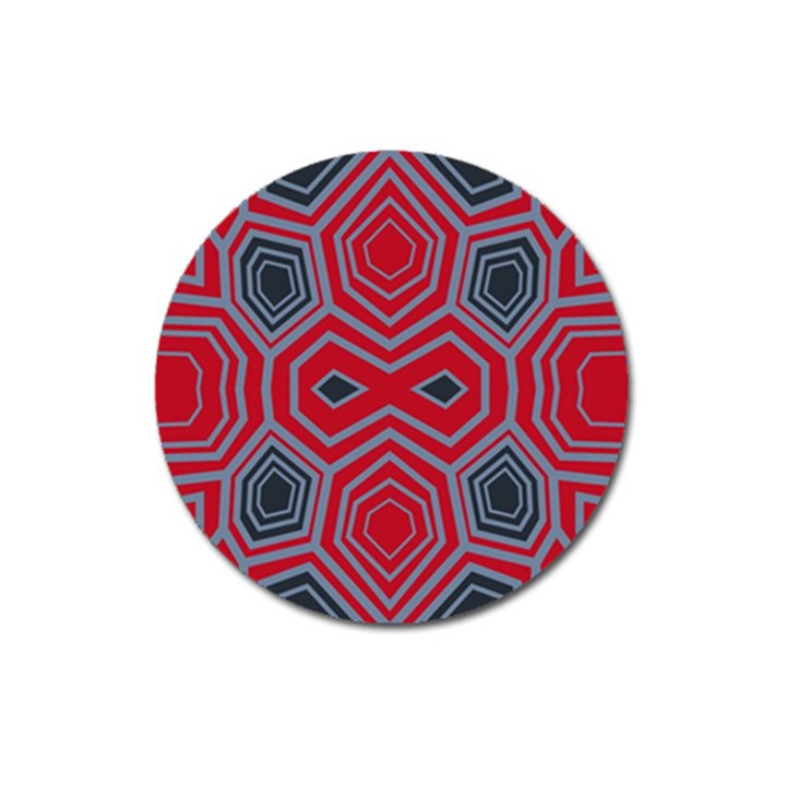 Abstract pattern geometric backgrounds  Magnet 3  (Round)