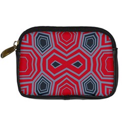 Abstract Pattern Geometric Backgrounds  Digital Camera Leather Case by Eskimos