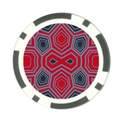 Abstract Pattern Geometric Backgrounds  Poker Chip Card Guard (10 Pack) by Eskimos