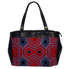 Abstract Pattern Geometric Backgrounds  Oversize Office Handbag