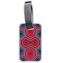 Abstract Pattern Geometric Backgrounds  Luggage Tag (two Sides) by Eskimos