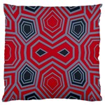 Abstract pattern geometric backgrounds  Large Cushion Case (Two Sides) Front