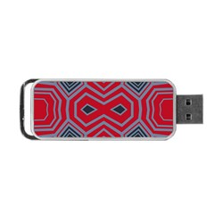 Abstract Pattern Geometric Backgrounds  Portable Usb Flash (one Side) by Eskimos