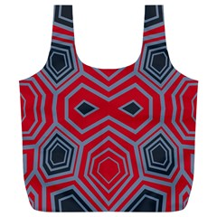 Abstract Pattern Geometric Backgrounds  Full Print Recycle Bag (xl) by Eskimos