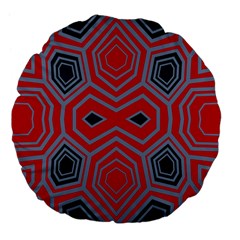 Abstract Pattern Geometric Backgrounds  Large 18  Premium Flano Round Cushions by Eskimos