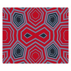 Abstract Pattern Geometric Backgrounds  Double Sided Flano Blanket (small)  by Eskimos