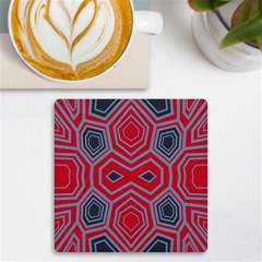 Abstract Pattern Geometric Backgrounds  Uv Print Square Tile Coaster  by Eskimos