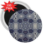 Abstract pattern geometric backgrounds 3  Magnets (100 pack) Front