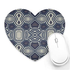 Abstract Pattern Geometric Backgrounds Heart Mousepads by Eskimos