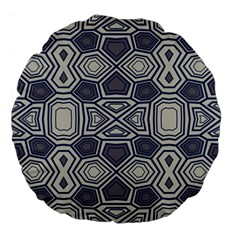 Abstract Pattern Geometric Backgrounds Large 18  Premium Flano Round Cushions by Eskimos