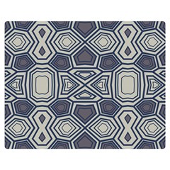 Abstract Pattern Geometric Backgrounds Double Sided Flano Blanket (medium)  by Eskimos