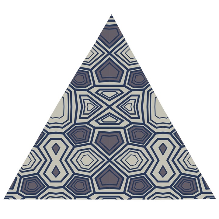 Abstract pattern geometric backgrounds Wooden Puzzle Triangle