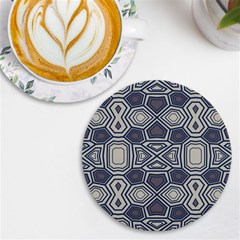 Abstract Pattern Geometric Backgrounds Uv Print Round Tile Coaster by Eskimos