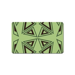 Abstract Pattern Geometric Backgrounds Magnet (name Card) by Eskimos