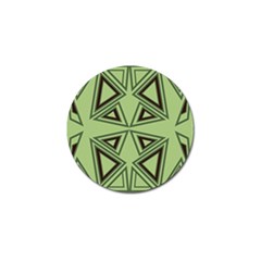 Abstract Pattern Geometric Backgrounds Golf Ball Marker by Eskimos