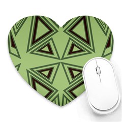 Abstract Pattern Geometric Backgrounds Heart Mousepads by Eskimos