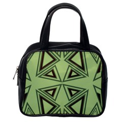 Abstract Pattern Geometric Backgrounds Classic Handbag (one Side) by Eskimos