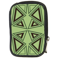 Abstract Pattern Geometric Backgrounds Compact Camera Leather Case by Eskimos