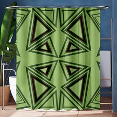 Abstract Pattern Geometric Backgrounds Shower Curtain 60  X 72  (medium)  by Eskimos