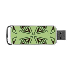 Abstract Pattern Geometric Backgrounds Portable Usb Flash (two Sides) by Eskimos